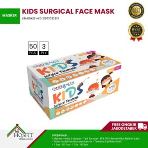 Masker Kids Surgical Onehealth (Motif)